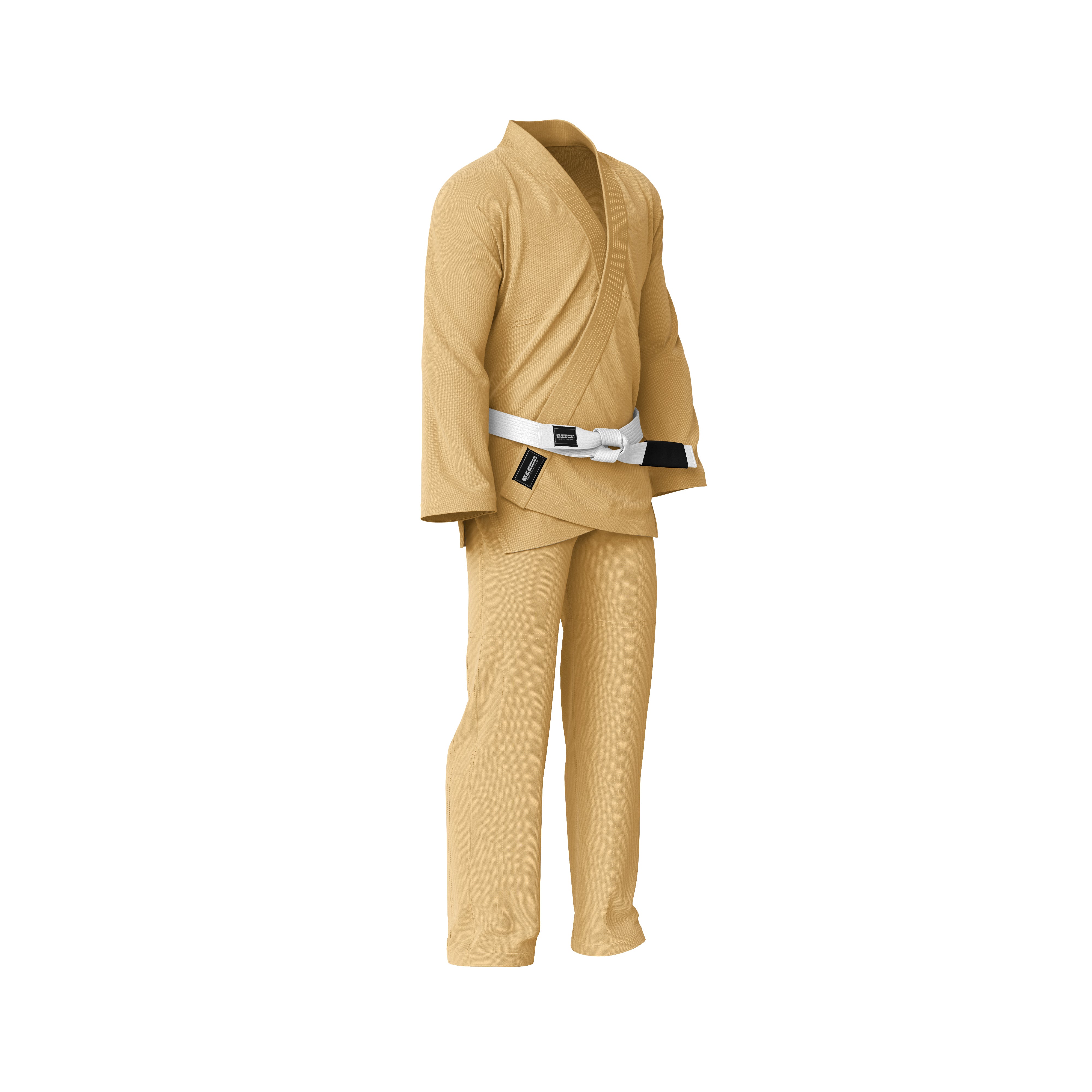 Summo Basic Beige Brazilian Jiu Jitsu GI (BJJ GI) - Image 4