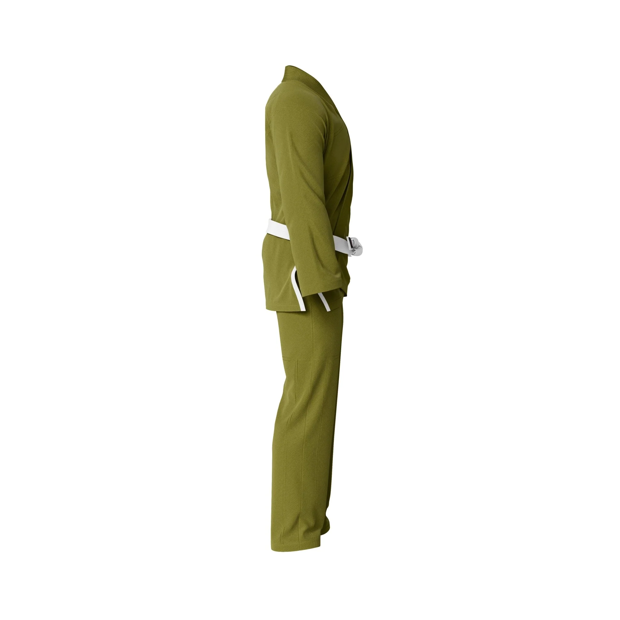 Summo Basic Olive Brazilian Jiu Jitsu GI (BJJ GI) - Image 4